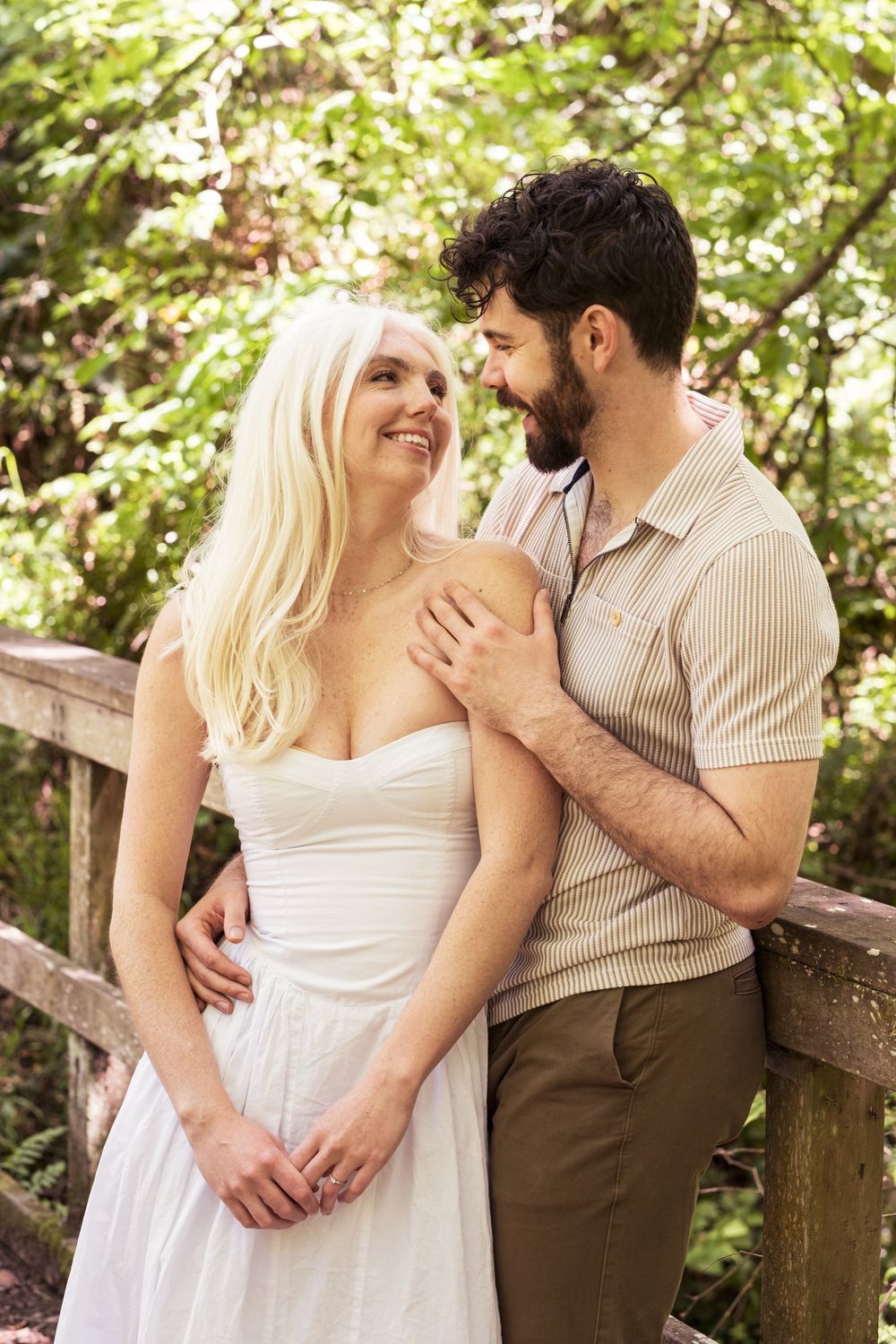 Lenny and Leilani, engagement photograph, photo 1